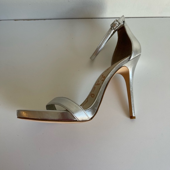 Sam Edelman Eleanor SILVER High Heels Sandals Women's Size 11 - Picture 4 of 8